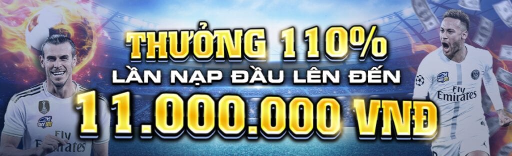 Thưởng nạp lần đầu 110%