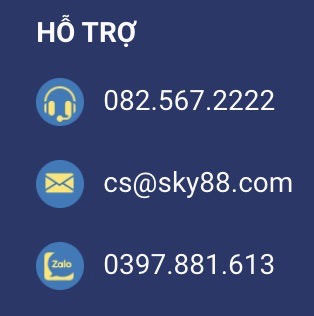 Liên hệ CSKH Sky88